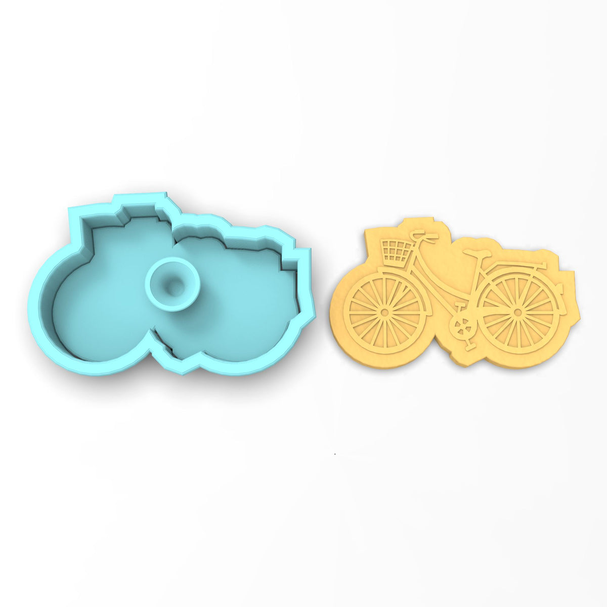 Bicycle Cookie Cutter | Stamp | Stencil #1