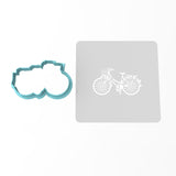 Bicycle Cookie Cutter | Stamp | Stencil #1