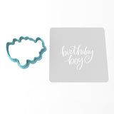 Birthday Boy Cookie Cutter | Stamp | Stencil #1