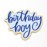 Birthday Boy Cookie Cutter | Stamp | Stencil #1