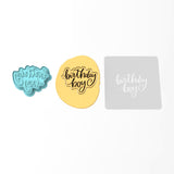 Birthday Boy Cookie Cutter | Stamp | Stencil #1