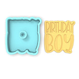 Birthday Boy Cookie Cutter | Stamp | Stencil #2