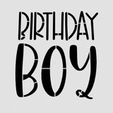 Birthday Boy Cookie Cutter | Stamp | Stencil #2