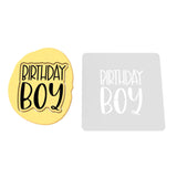 Birthday Boy Cookie Cutter | Stamp | Stencil #2