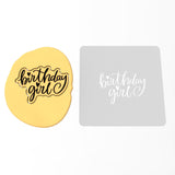 Birthday Girl Cookie Cutter | Stamp | Stencil #1