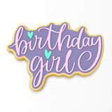 Birthday Girl Cookie Cutter | Stamp | Stencil #1