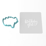 Birthday Girl Cookie Cutter | Stamp | Stencil #1