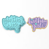 Birthday Girl Cookie Cutter | Stamp | Stencil #1