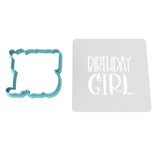 Birthday Girl Cookie Cutter | Stamp | Stencil #2