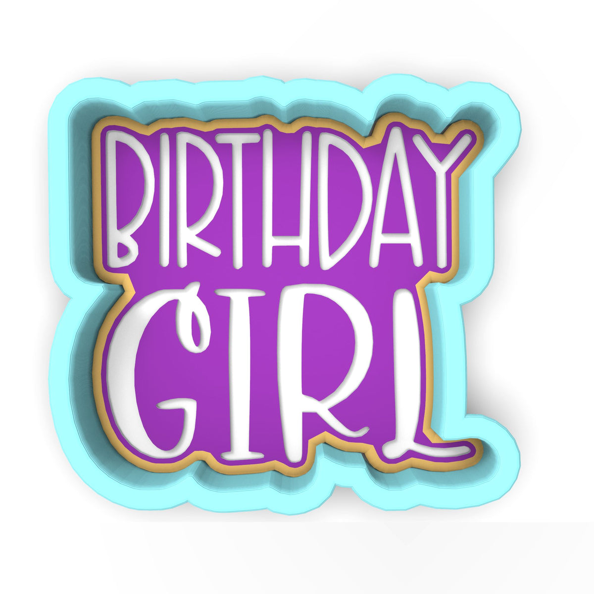 Birthday Girl Cookie Cutter | Stamp | Stencil #2