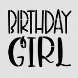 Birthday Girl Cookie Cutter | Stamp | Stencil #2