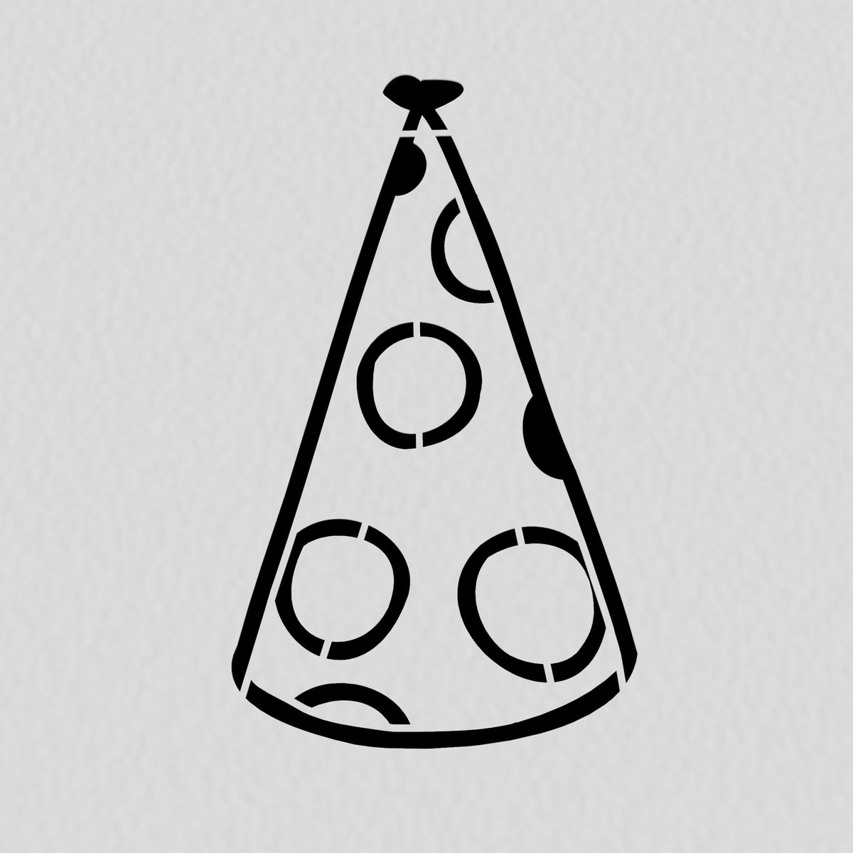 Birthday Hat Cookie Cutter | Stamp | Stencil #1