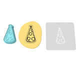 Birthday Hat Cookie Cutter | Stamp | Stencil #1