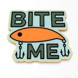 Bite Me Cookie Cutter | Stamp | Stencil #1