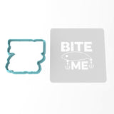 Bite Me Cookie Cutter | Stamp | Stencil #1