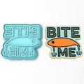 Bite Me Cookie Cutter | Stamp | Stencil #1