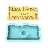Black Flame Candle Company Cookie Cutter | Stamp | Stencil #1