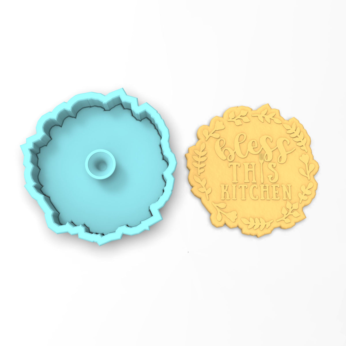Bless This Kitchen Cookie Cutter | Stamp | Stencil #1