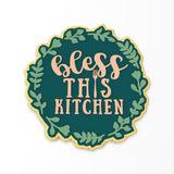 Bless This Kitchen Cookie Cutter | Stamp | Stencil #1