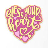 Bless Your Heart Cookie Cutter | Stamp | Stencil #1