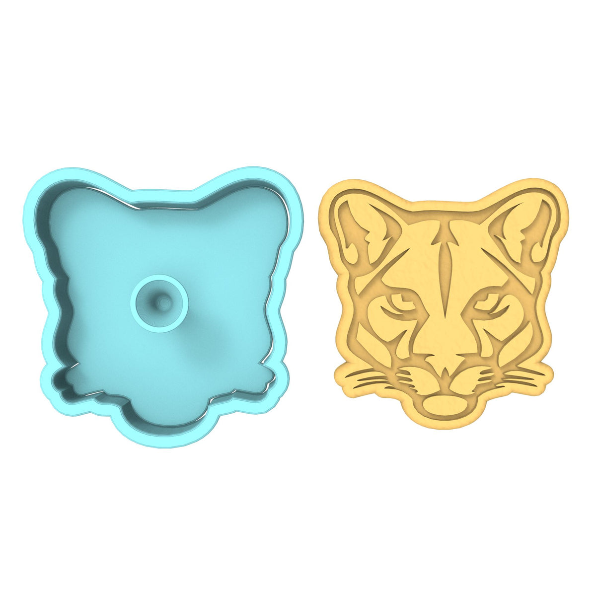 Bobcat Cookie Cutter | Stamp | Stencil #1 Animals & Dinosaurs Cookie Cutter Lady 