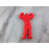 Body Builder Man Cookie Cutter Outline #1 - Boys/ Army / Outdoorsman