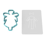Boho Fairy Cookie Cutter | Stamp | Stencil