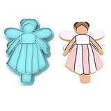 Boho Fairy Cookie Cutter | Stamp | Stencil