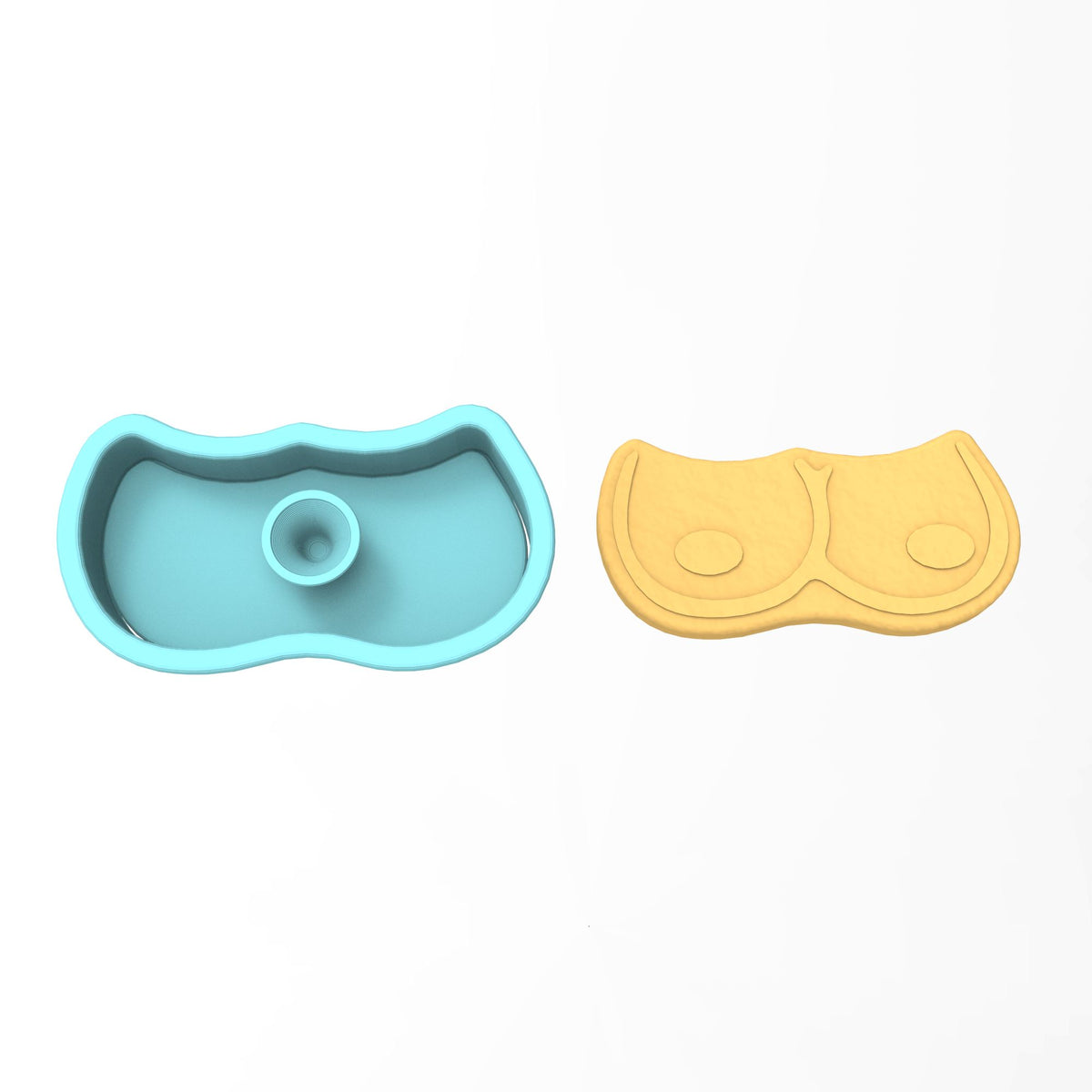 Boobs Cookie Cutter | Stamp | Stencil #1