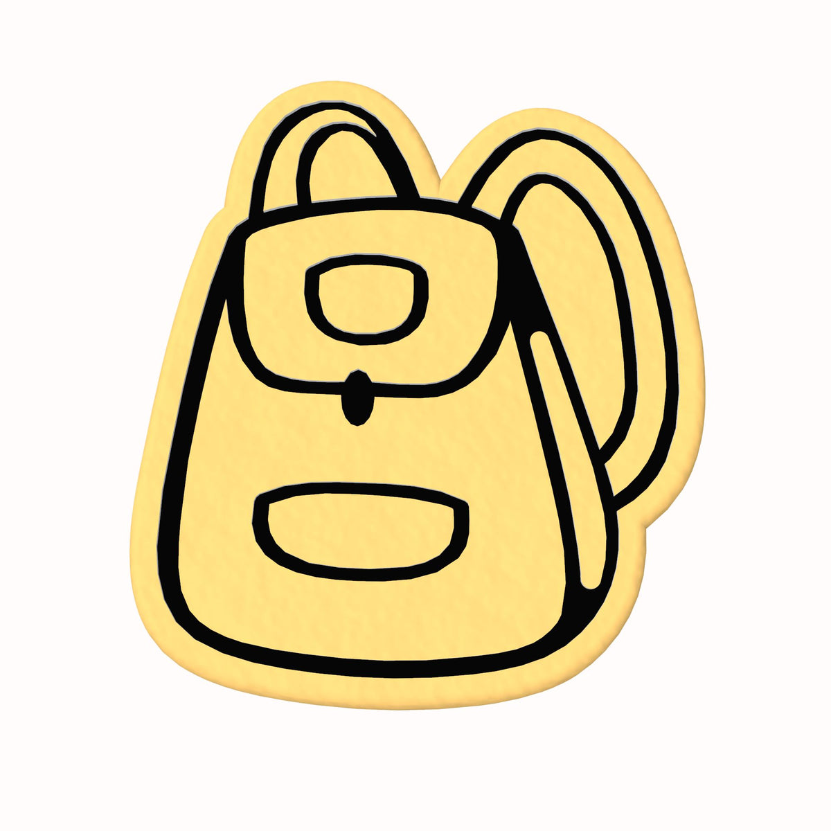 Bookbag Cookie Cutter | Stamp | Stencil #1