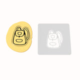 Bookbag Cookie Cutter | Stamp | Stencil #1