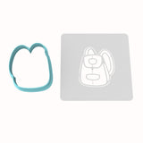 Bookbag Cookie Cutter | Stamp | Stencil #1