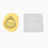 Bookbag Cookie Cutter | Stamp | Stencil #2