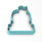 Books and Apple School Cookie Cutter | Stamp | Stencil #1