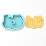 Born To Hunt Cookie Cutter | Stamp | Stencil #1