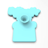 Bottoms Up Santa Cookie Cutter | Stamp | Stencil #1