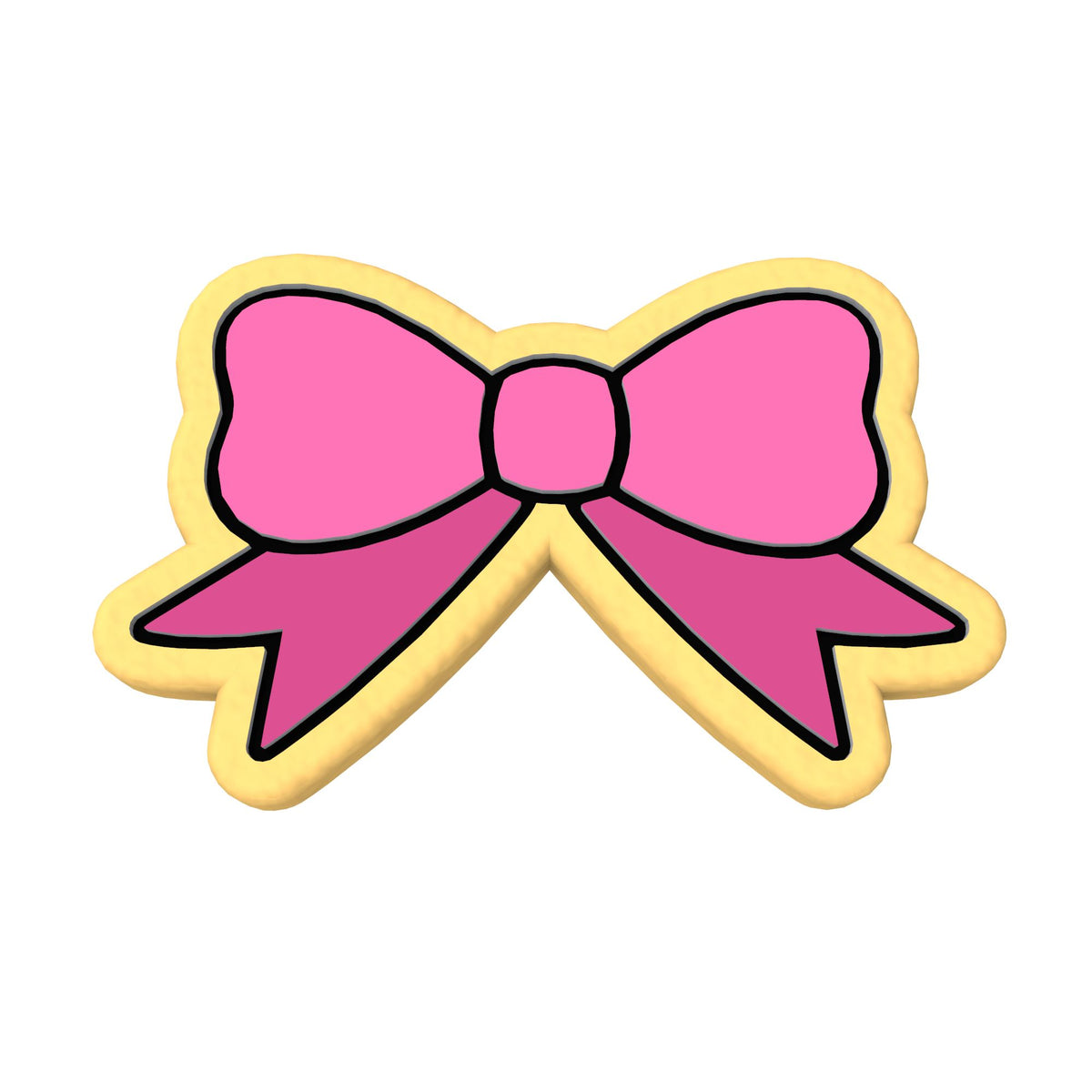 Bow Cookie Cutter | Stamp | Stencil #1 Cookie Cutter Lady 