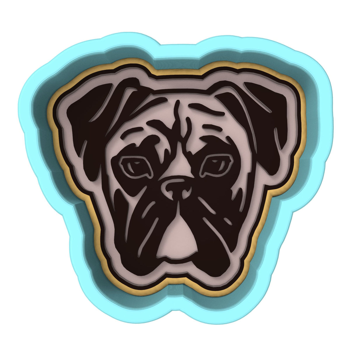 Boxer Cookie Cutter | Stamp | Stencil #1 Animals & Dinosaurs Cookie Cutter Lady 
