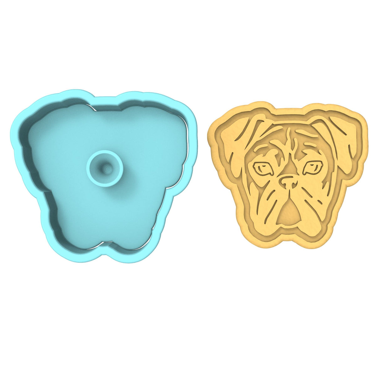 Boxer Cookie Cutter | Stamp | Stencil #1 Animals & Dinosaurs Cookie Cutter Lady 