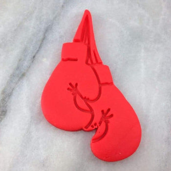 Boxing Gloves Hanging Cookie Cutter  Outline & Stamp