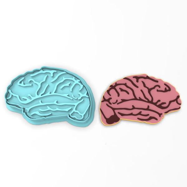 Brains Cookie Cutter | Stamp | Stencil #1