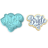 Bride Cookie Cutter | Stamp | Stencil #3