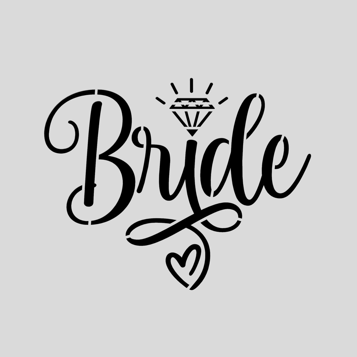 Bride Cookie Cutter | Stamp | Stencil #3