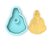 Bride in Dress Cookie Cutter | Stamp | Stencil #2