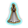 Bride in Dress Cookie Cutter | Stamp | Stencil #3