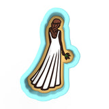 Bride in Dress Cookie Cutter | Stamp | Stencil #4