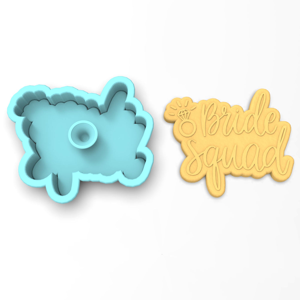 Bride Squad Cookie Cutter | Stamp | Stencil #1