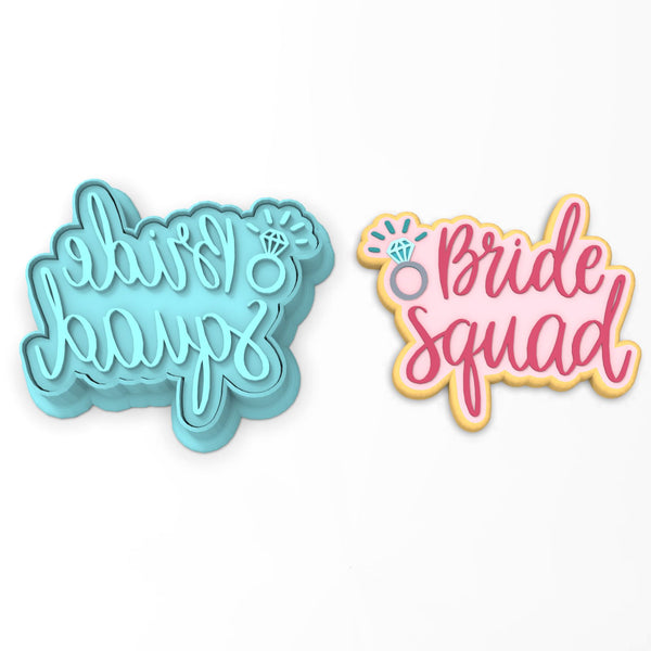 Bride Squad Cookie Cutter | Stamp | Stencil #1