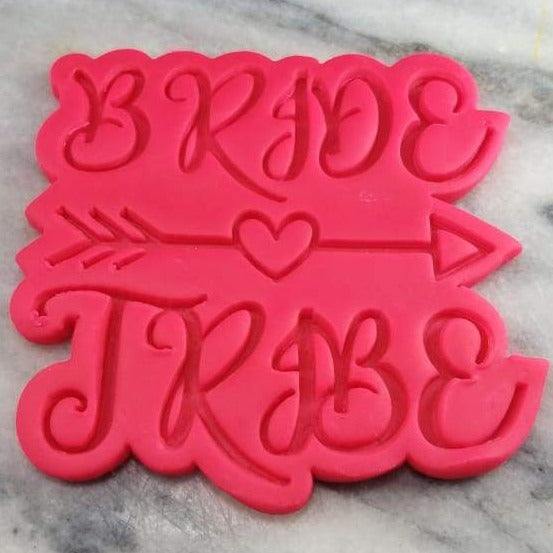 Bride Tribe Cookie Cutter  Stamp & Outline #1