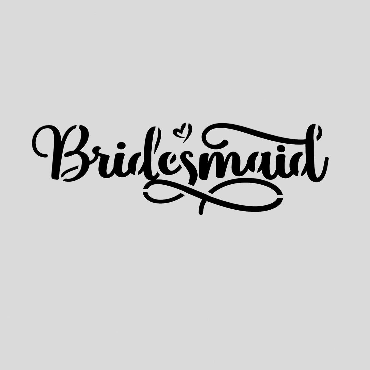 Bridesmaid Cookie Cutter | Stamp | Stencil #1